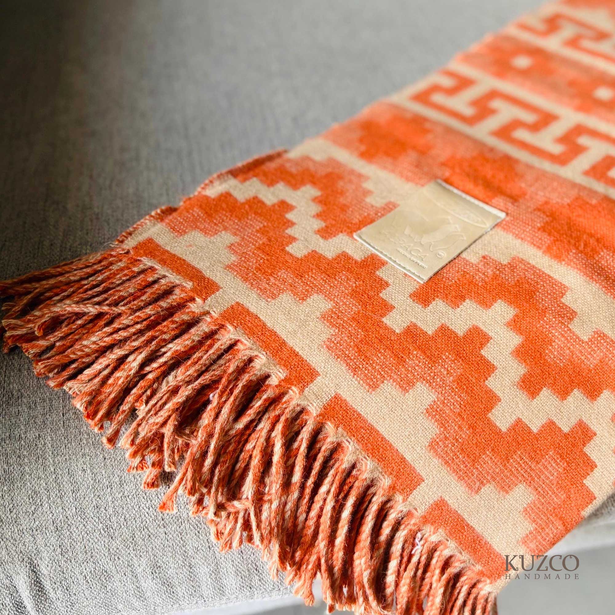 KuzcoHandmade - Venta al por mayor Mantas de sofá - Manta mezclada de alpaca peruana, mantas de lana2
