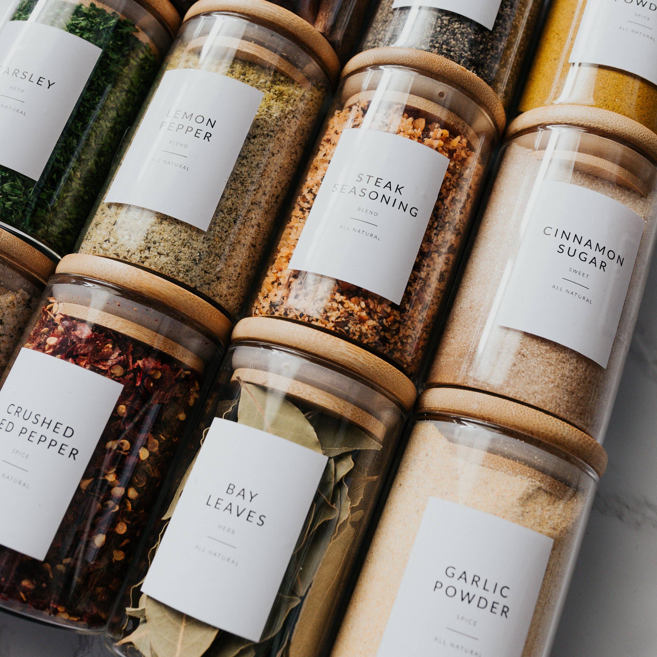 Savvy & Sorted - Wholesale Food/Beverage Label - Minimalist Spice Labels3