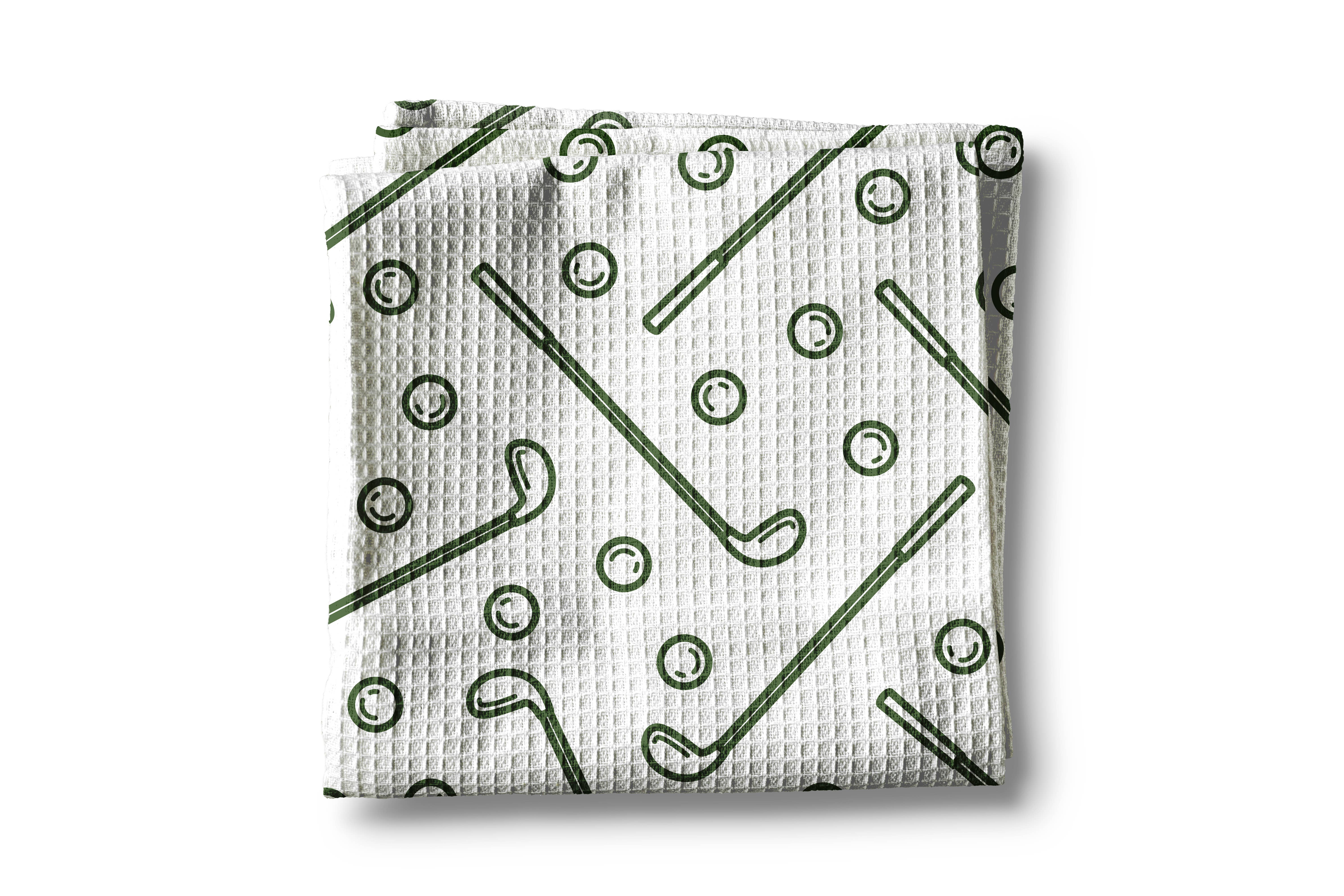 Canary Road - Wholesale Tea Towel - Golf Golfer Fathers Day Men Kitchen Towel Waffle Gifts