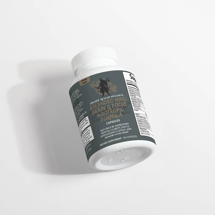 Higher Realms Wellness - Wholesale Oral Supplement/Vitamin - Ascended Mind Brain & Focus Nootropic Formula2