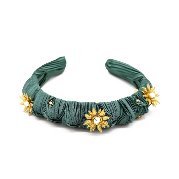 Emerald Headband for wholesale by ADIBA