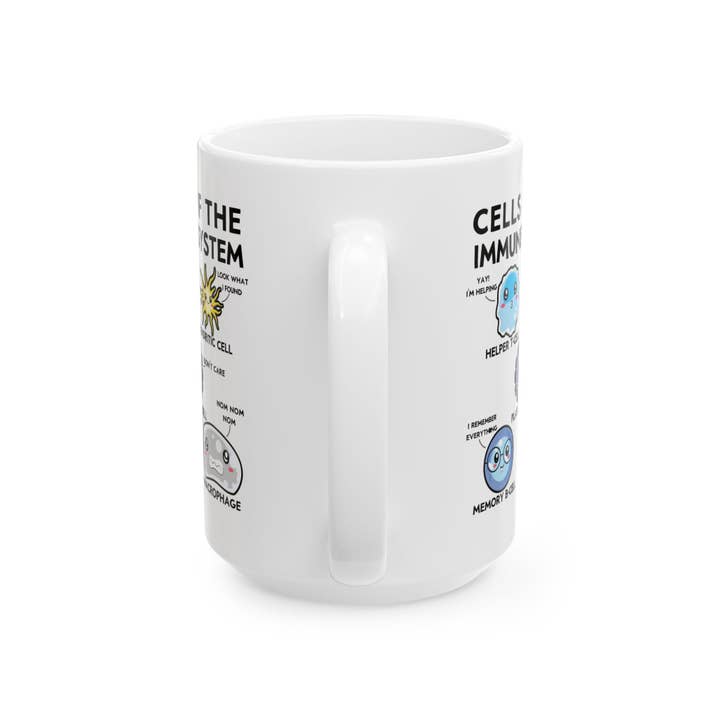 Laughable Printables – Engroshandel Kaffekrus – Celler i immunsystemet kaffekrus, sjove biologigaver2