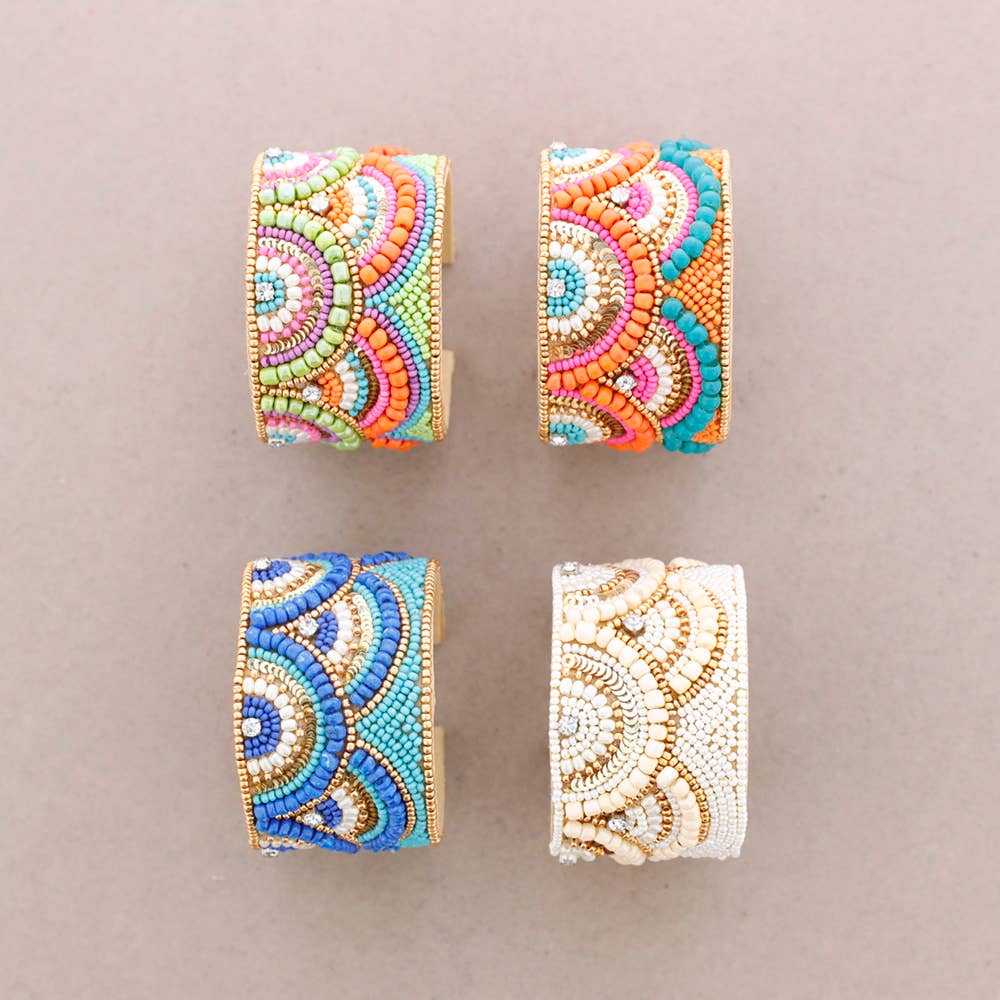 Sonata - Wholesale Cuff Bracelet - ADJUSTABLE BRACELET BEADS BEADS2