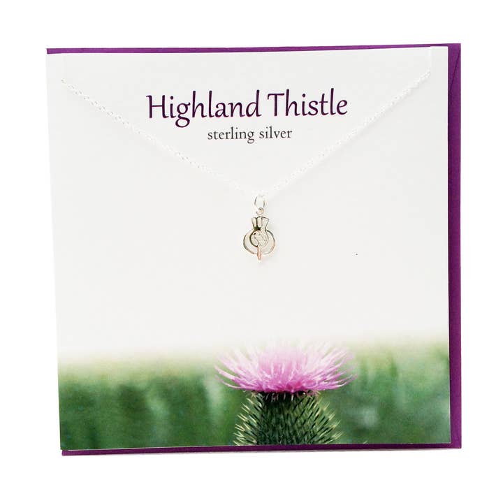 Highland Thistle pendant for wholesale by Glenna Studios