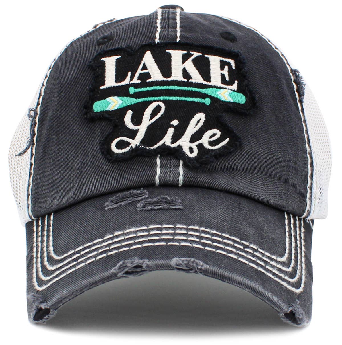 KBETHOS - Wholesale Trucker Hat - Unisex - Lake Life Vintage Ballcap0