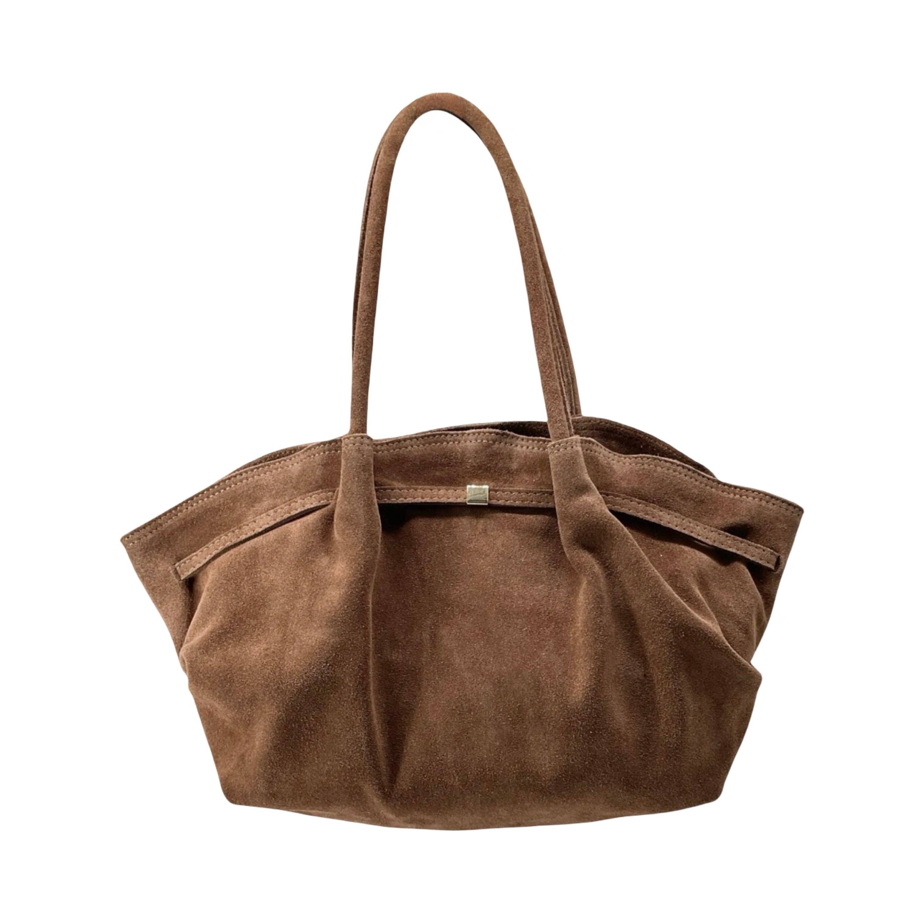 Louisa lee - Wholesale Tote Bag - Women's - SUEDE LEATHER SHOPPING BAG WEIM1