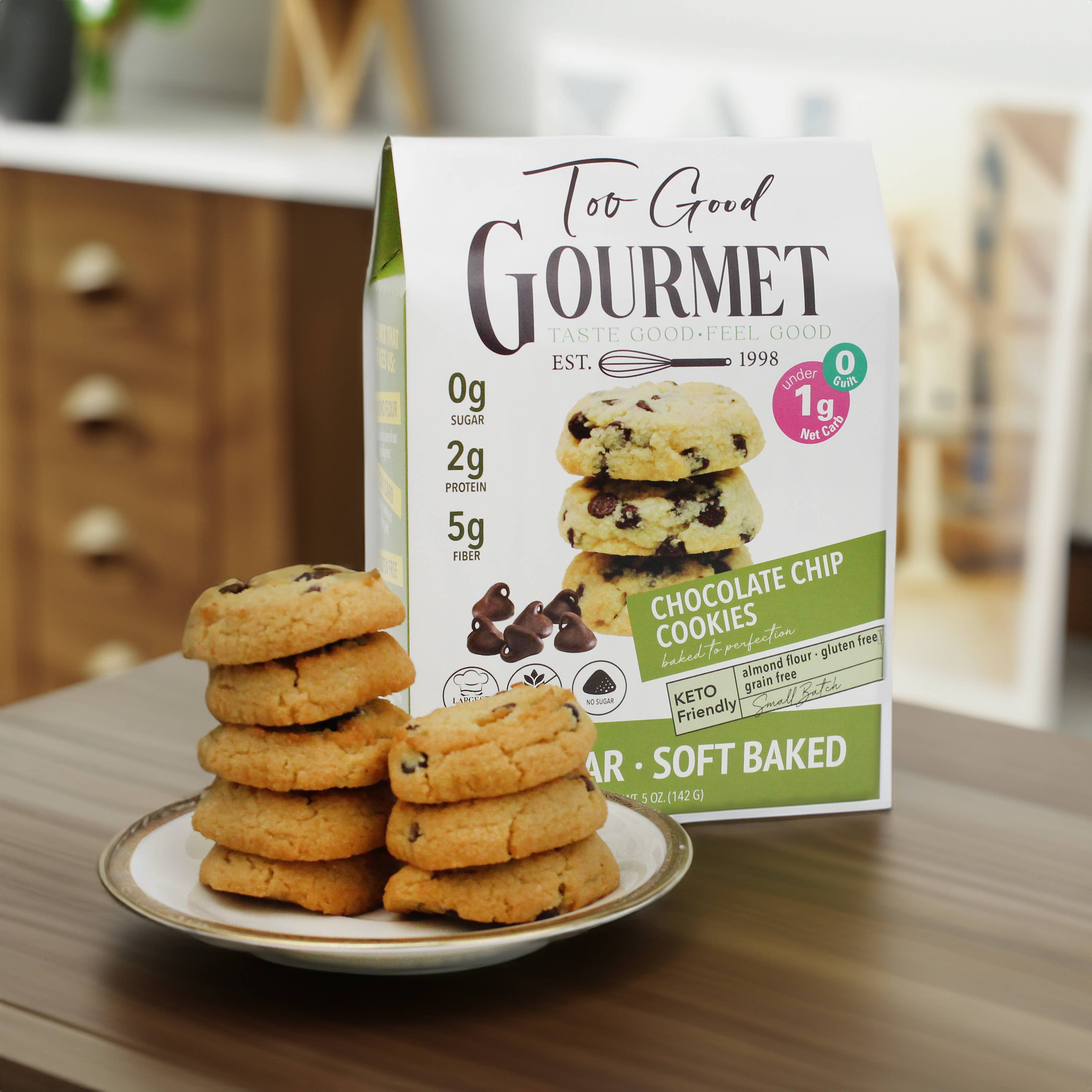 Too Good Gourmet - Vente Biscuits - Biscuits keto sans sucre ni glucides