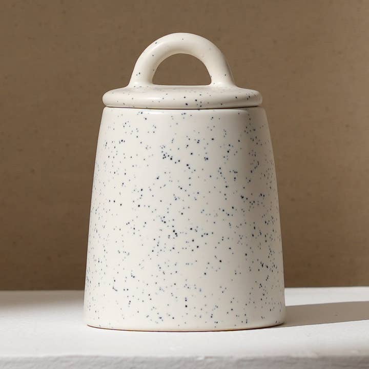 Recipiente de Cerâmica Médio - Branco por atacado de Expo Bazaar