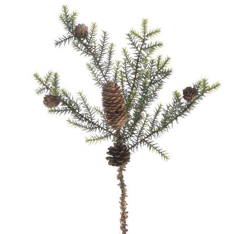 Factory Direct Craft - Wholesale Artificial Plant - 16-1/2" Artificial Cypress Pine Spray Stem 2