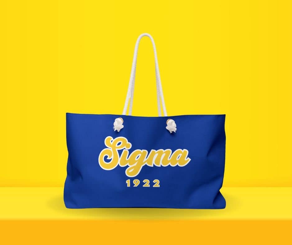 OFC Tees & Gifts - Wholesale Weekender Bag - Women's - Sigma Gamma Rho Sorority Inspired Custom Weekender Bag2