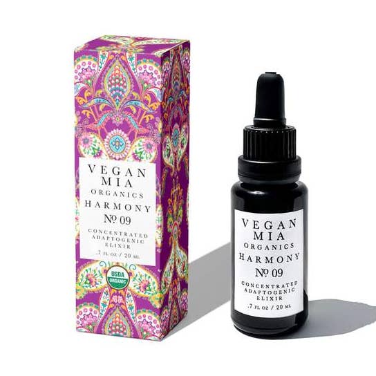 0.7 oz Harmony Adaptogenic Elixir for wholesale by Vegan Mia Organics