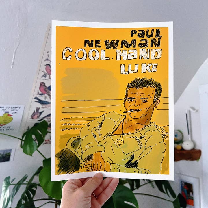Cool Hand Luke Original Print for wholesale by Kristen Vaughn