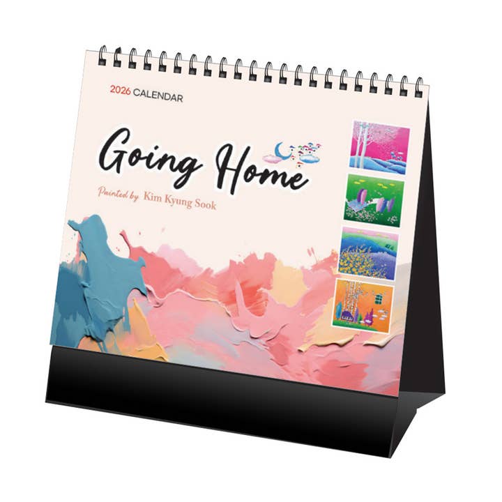 Calendrier de bureau et planificateur mensuel 2026, Retour à la maison, D-08 pour la vente par BEBELUNA