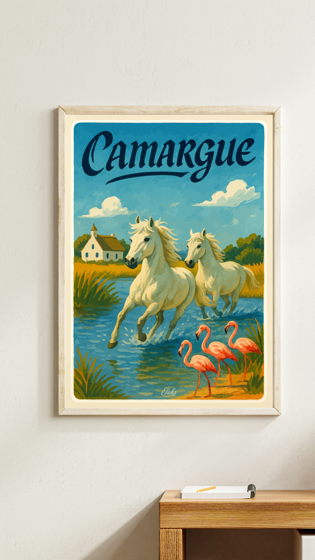 ELIOKA - Wholesale Poster - Camargue Horses Poster1