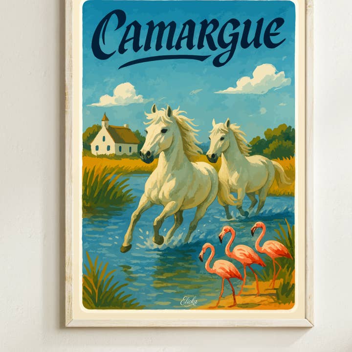 ELIOKA - Wholesale Poster - Camargue Horses Poster1