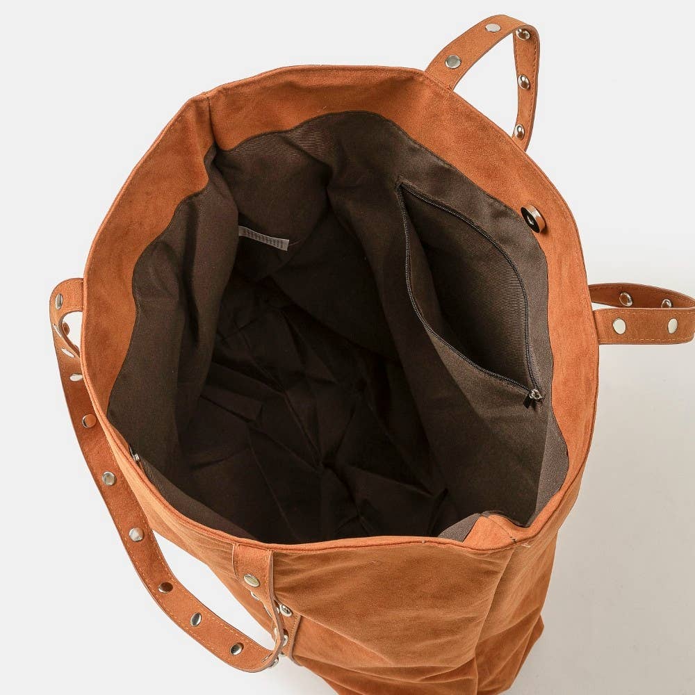 Collections by Fame Accessories - Vendita all'ingrosso Borsa tote - Donna - Borsa tote con tracolla borchiata3