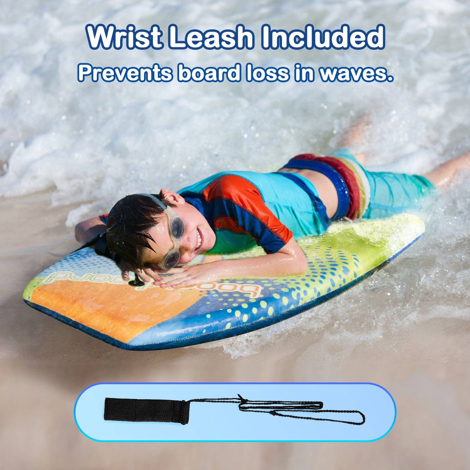 Sixale - Wholesale Beach/Pool Toy - Kids & Baby - Wham-O 2 Pack 33 Inch Boogie Board with Wrist Leash for Kids 5+2