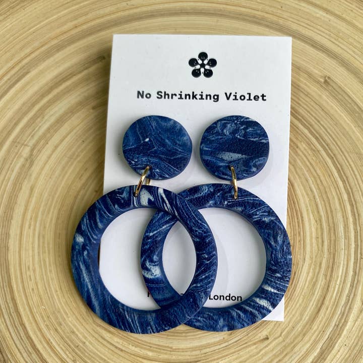 No Shrinking Violet - Wholesale Hoop earrings - Oceans Apart - Large Earring 0