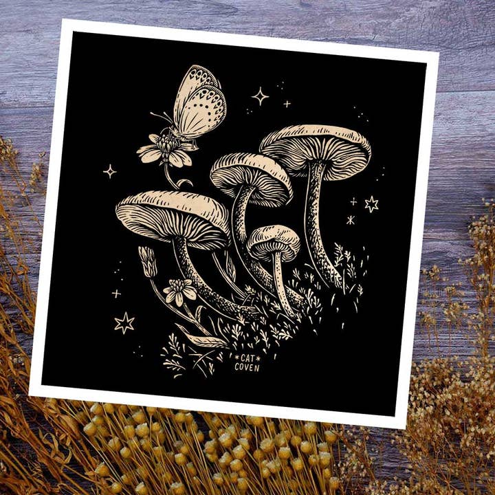 Enchanted Forest: Butterfly - Art Print for wholesale by Cat Coven