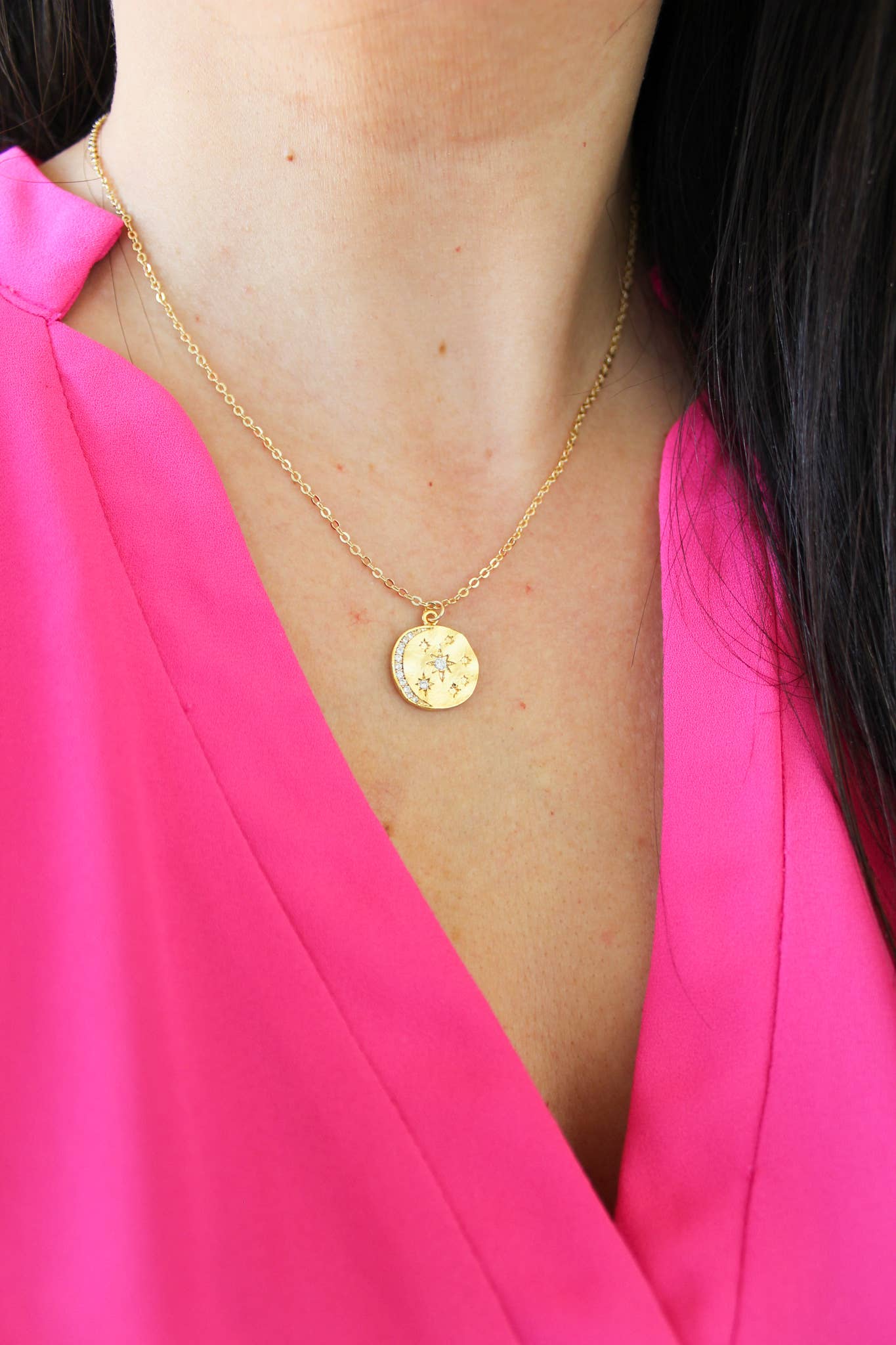 Laalee Jewelry – Engroshandel Halskæde med vedhæng – Guld Lagdeling Halskæde, Celestial Halskæde, Lagdelt Smykker5