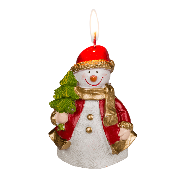 Out of the blue KG – wholesale Novelty candle – Candle, Santa Claus & Snowman assorted,3