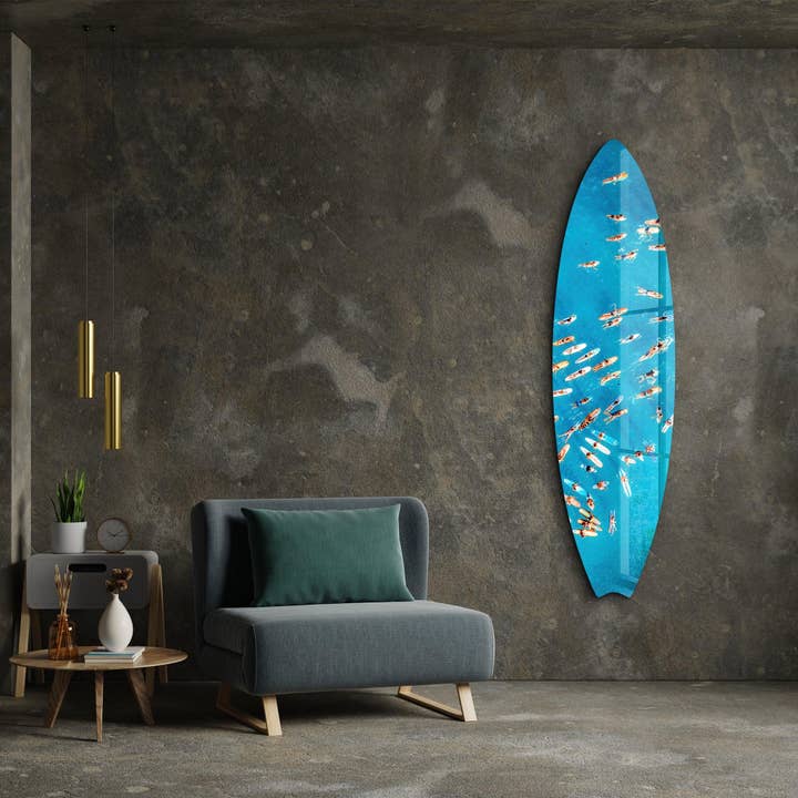 Artdesigna KG - Wholesale Wall Accent - Surf's Up | Surfboard Glass Wall Art3