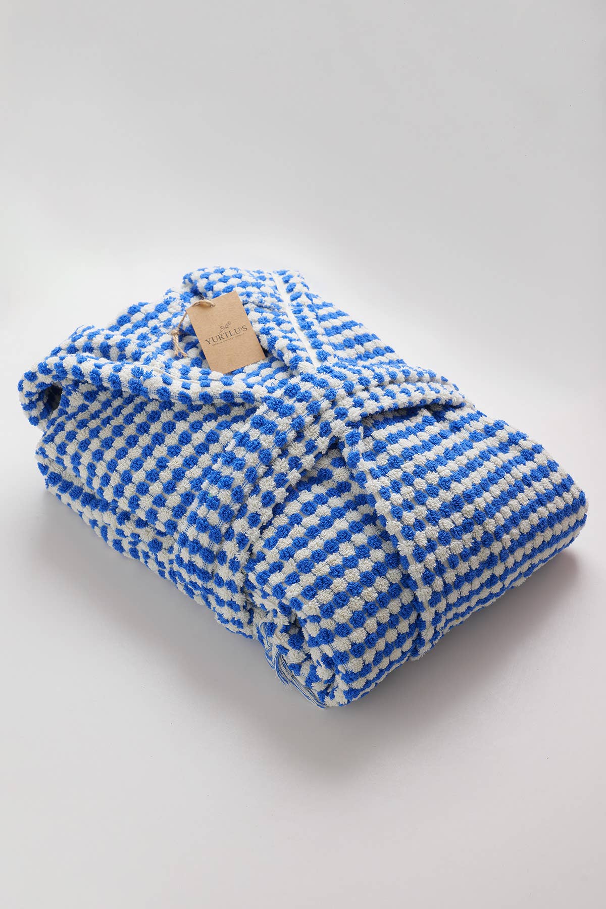 YURTLUS - Wholesale Robe - Women's - Unique 100% Cotton Pockets Bathrobe, Bubble Handwoven Robe71