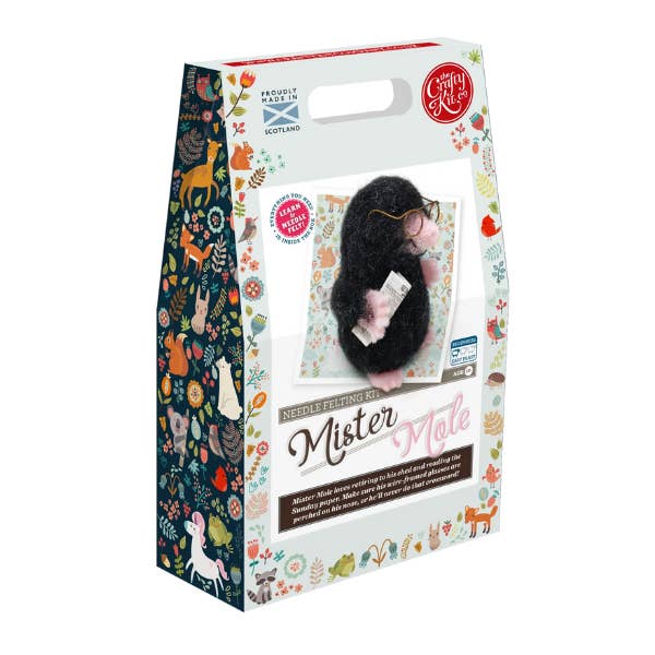 The Crafty Kit Company - Wholesale Craft Sewing Kit - Mr Mole Needle Felting Craft Kit1