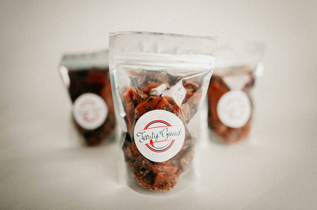 Tasty Good Toffee, LLC - Wholesale Toffee - Dark Chocolate Sea Salt Toffee0