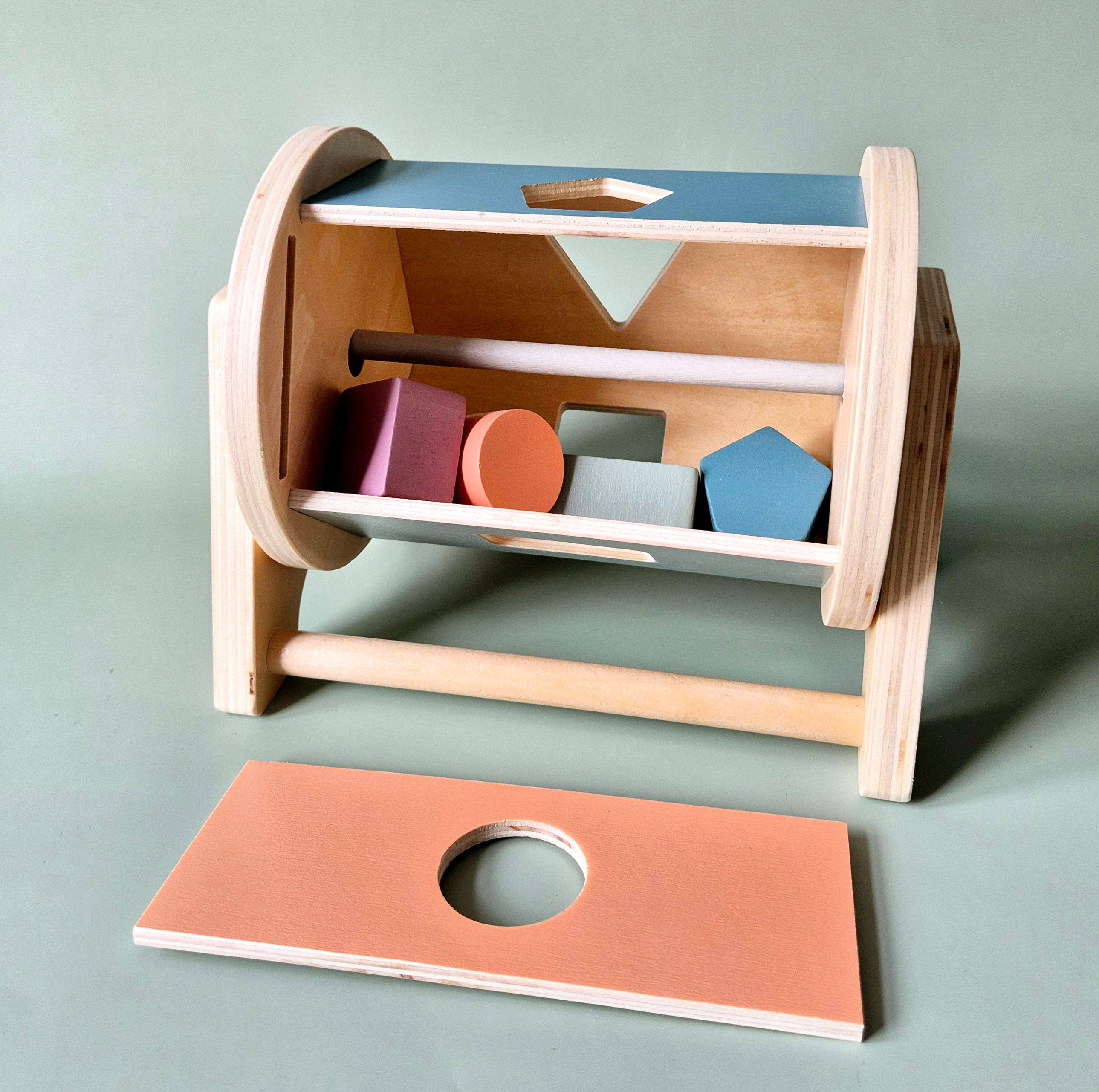 Rammelaartje - Wholesale Wood Toy - Kids - Wooden Rotatable Montessori Shape Sorter – Stimulates Motor Development6