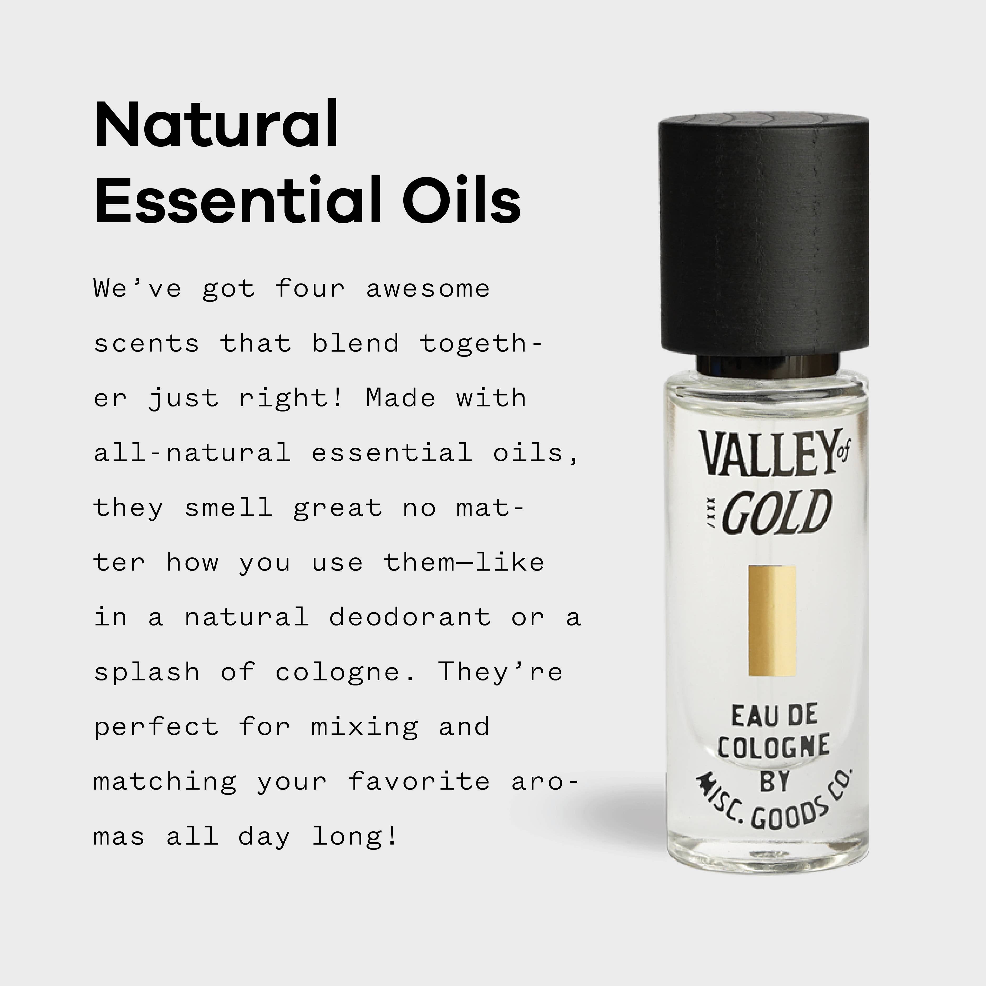 Misc Goods Co. - Wholesale Cologne spray - Valley of Gold Eau de Cologne – Wildflowers, Rose & Rosemary | Travel Size, 10ml3