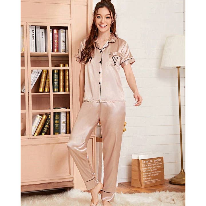The Blissful - Wholesale Sleepwear Set - Kids - Personalised Satin Pyjamas Nightwear Pajamas