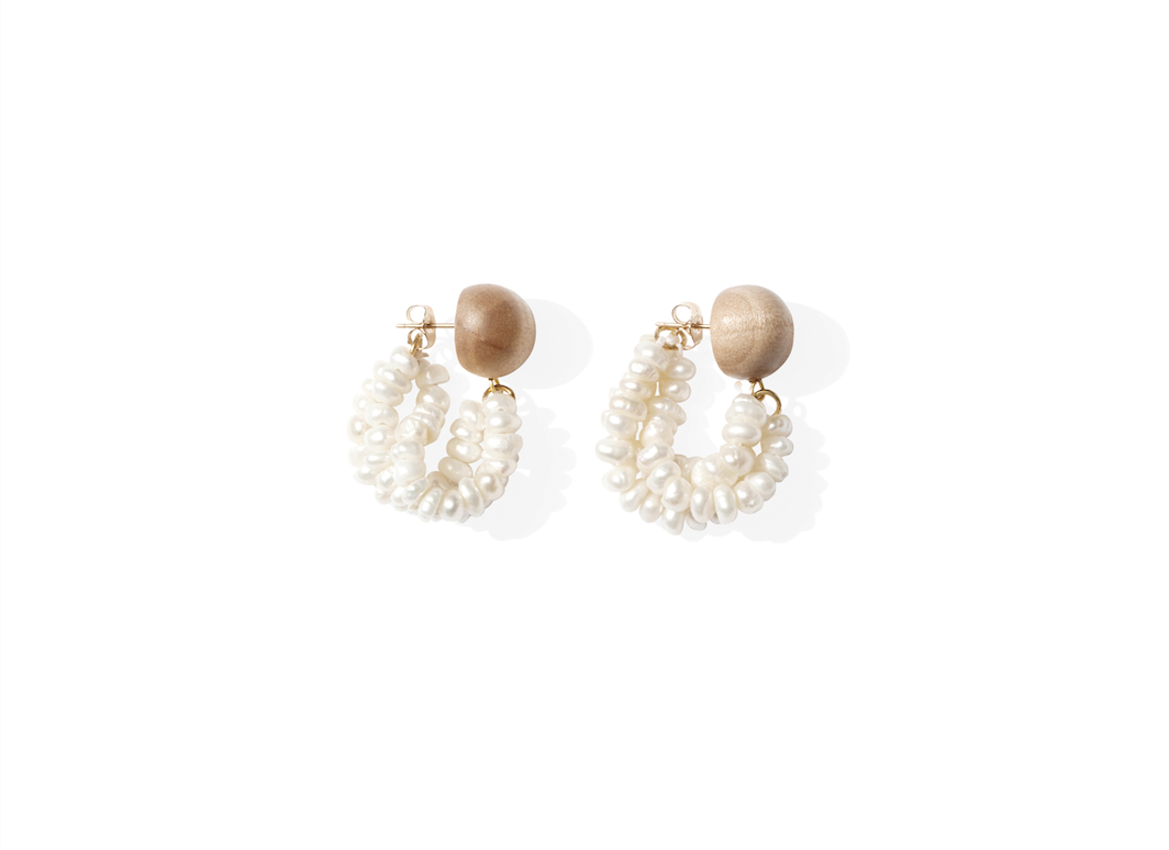 Sophie Monet - Wholesale Dangle Earrings - Pearl Cluster Earring0