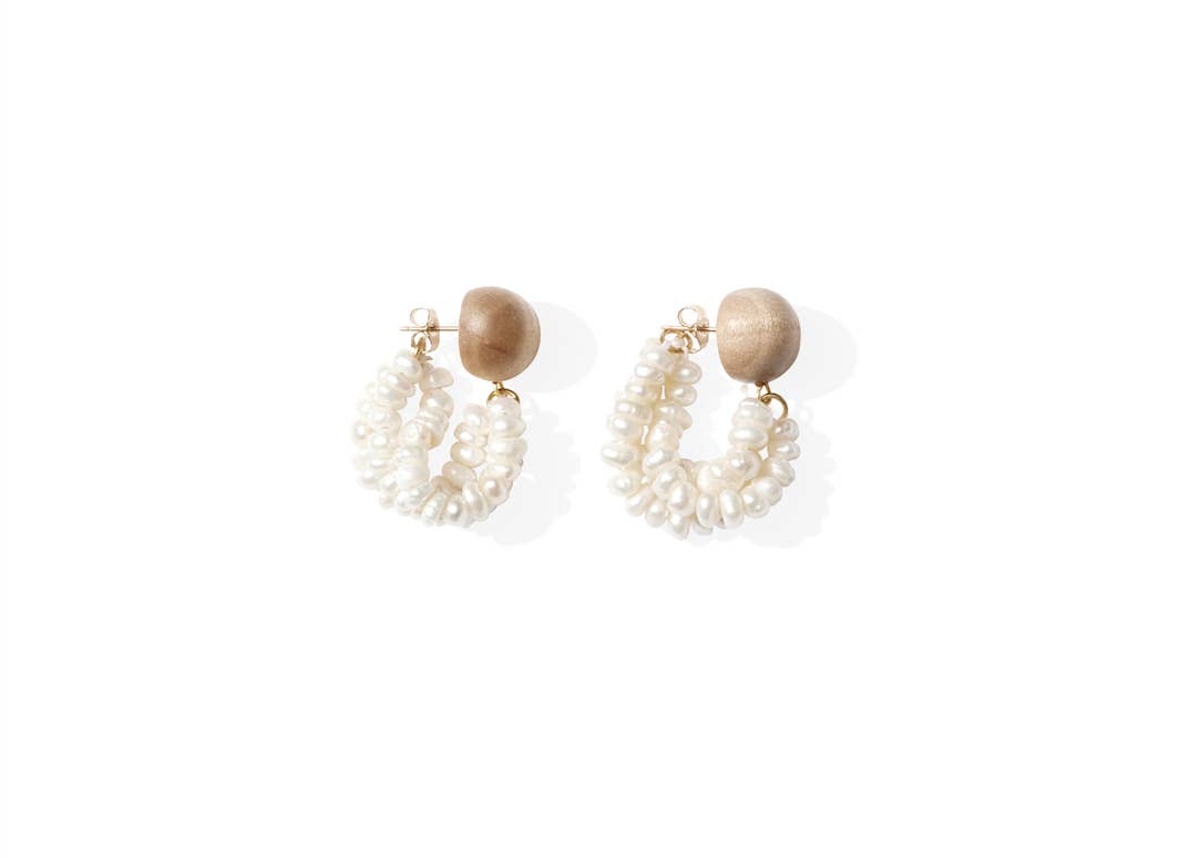Sophie Monet - Wholesale Dangle Earrings - Pearl Cluster Earring