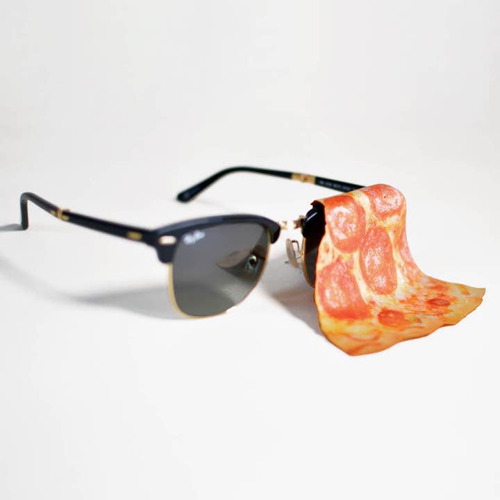 Pizza Glasses Cloth | Microfiber Lens Wipe | Fun Gift Idea for wholesale by Pikkii