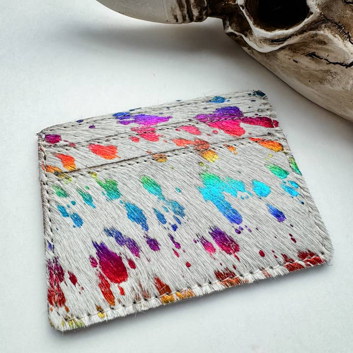 Boho Ranch Shop - Wholesale Card Holder - Women's - Western Cowhide Credit Card Holder - Money holder3