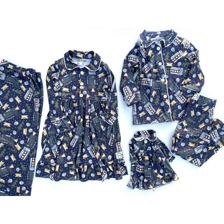 JustForLittles - Wholesale Sleepwear Bottom - Women's - Women's Polar Express Pajama Pants