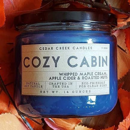 Candela di soia Accogliente Rifugio per la vendita all'ingrosso da parte di Cedar Creek Candles