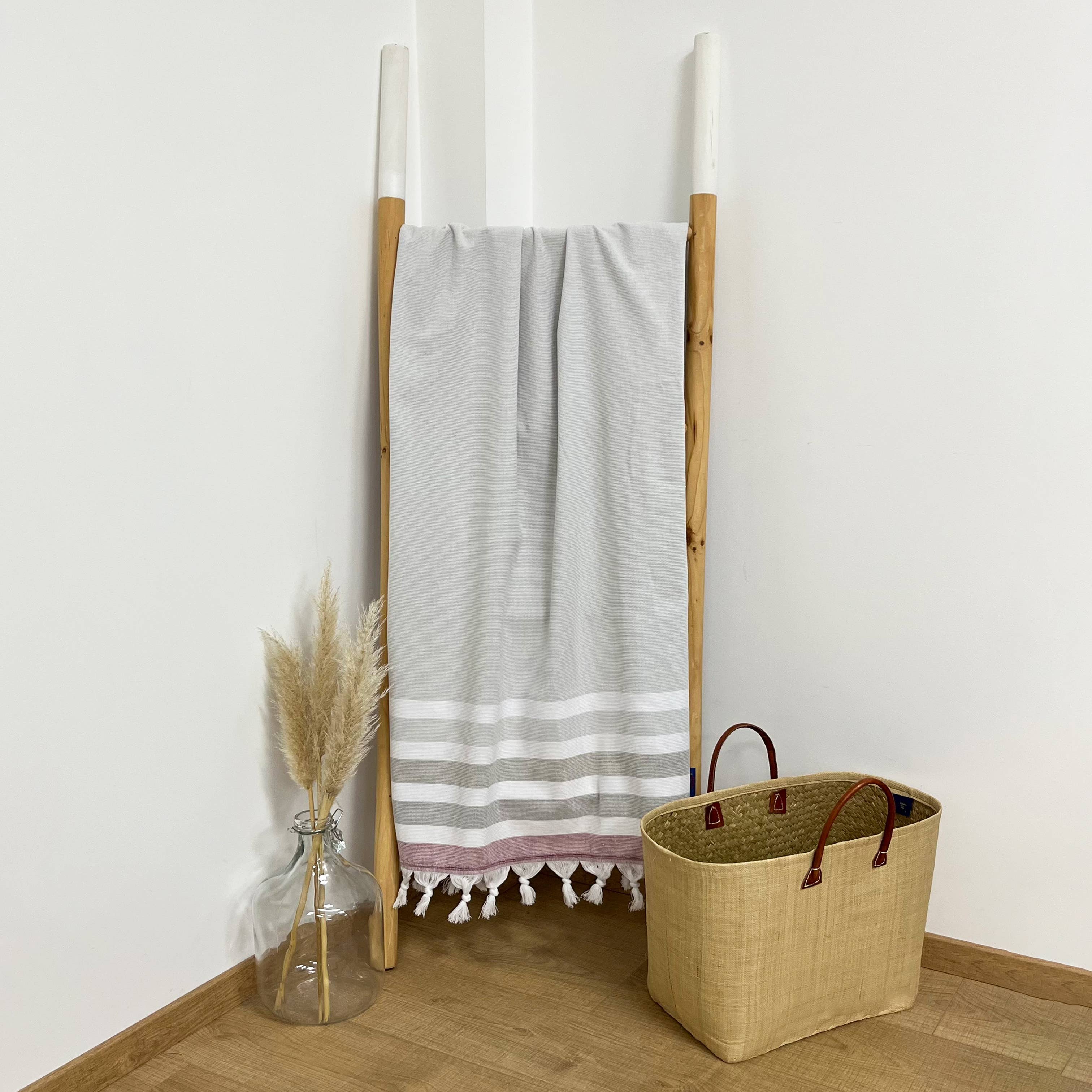 Le comptoir de la plage - Wholesale Bath Towel - Fouta Zuma terry-lined 90x16010