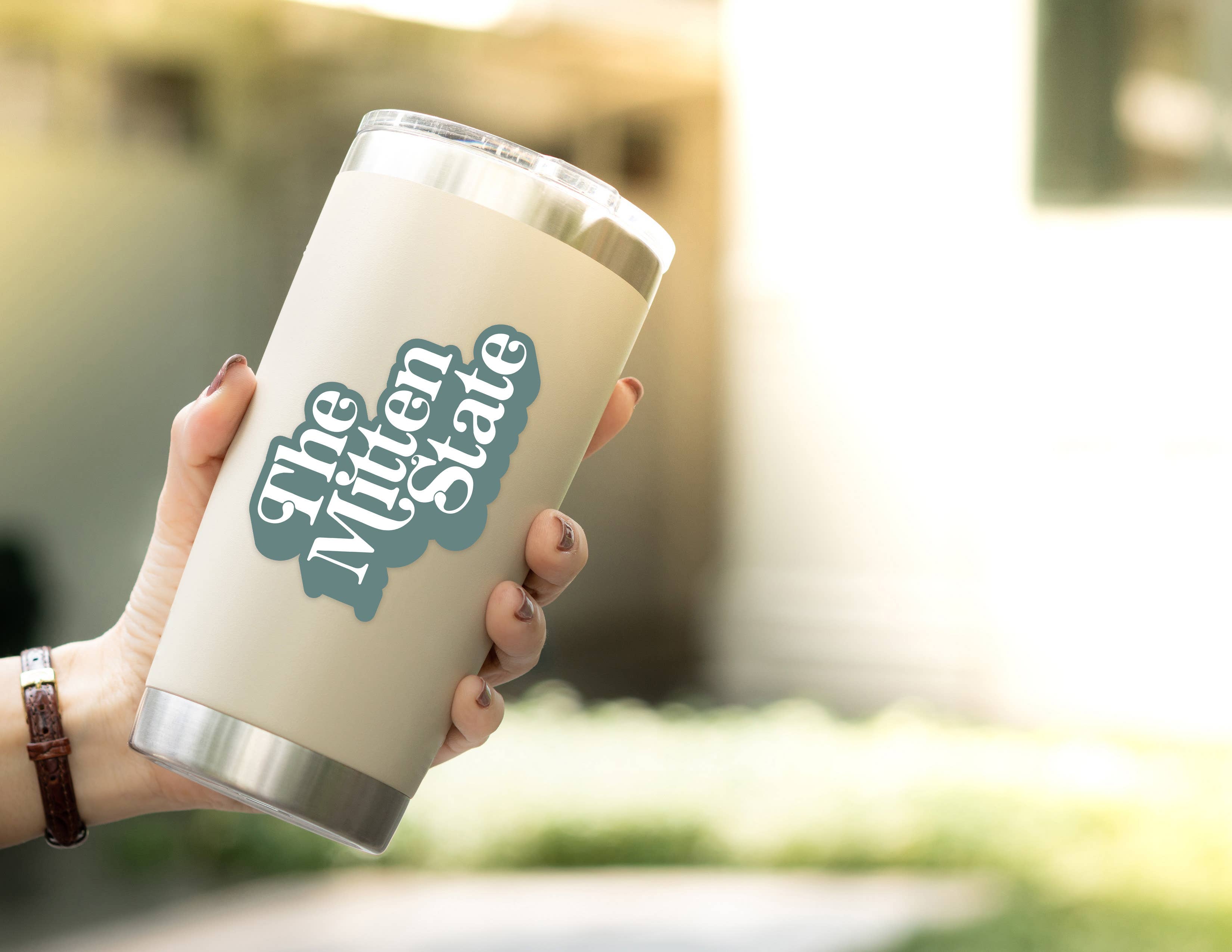 NorthHouse Creative Co. - Wholesale Sticker - "The Mitten State" Lettering Vinyl Sticker2