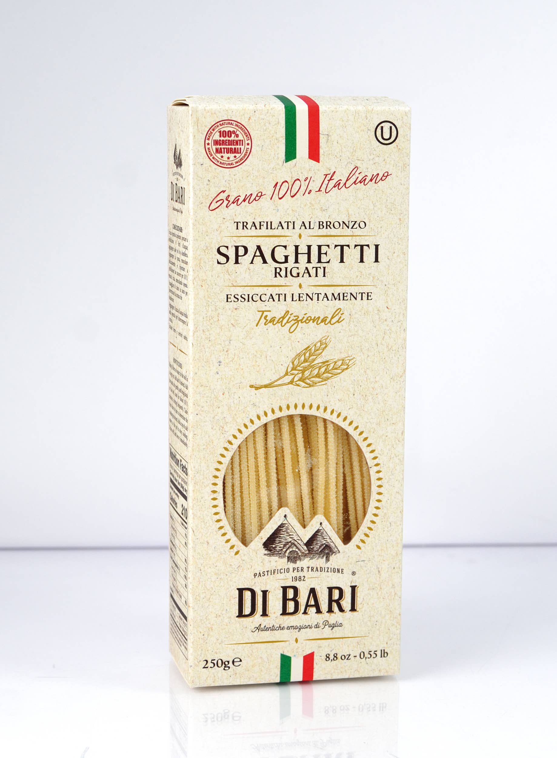Gourmandise - Wholesale Pasta - Pasta traditional spaghetti rigati Di Bari 250 gr.1