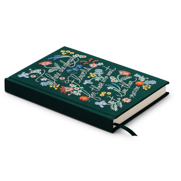 Rifle Paper Co. - Wholesale Journal/Diary - There Are Always Flowers Embroidered Journal2