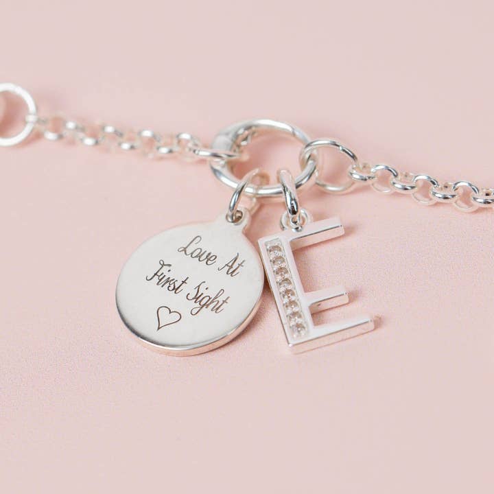 Gecko Jewellery - Wholesale Individual charm/pendant - 12mm Engravable Disc Pendant11