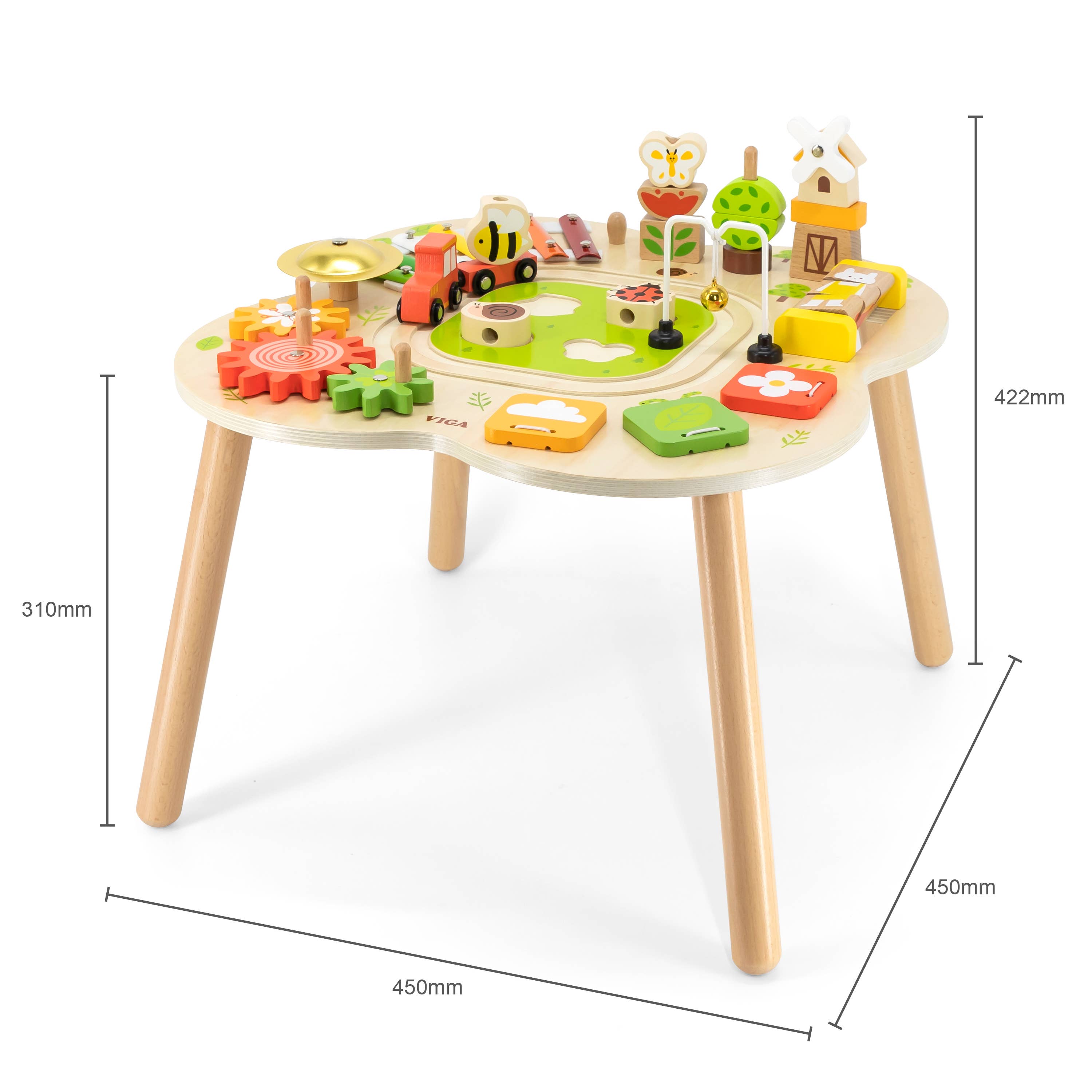 Trade Toys Limited - Wholesale Wood Toy - Kids - Viga Activity Table4