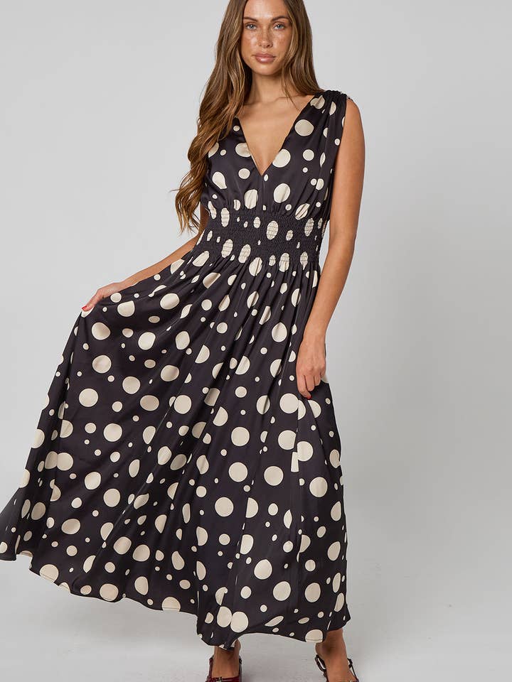 Maxiklänning med elastisk midja för wholesale av Urban Bliss
