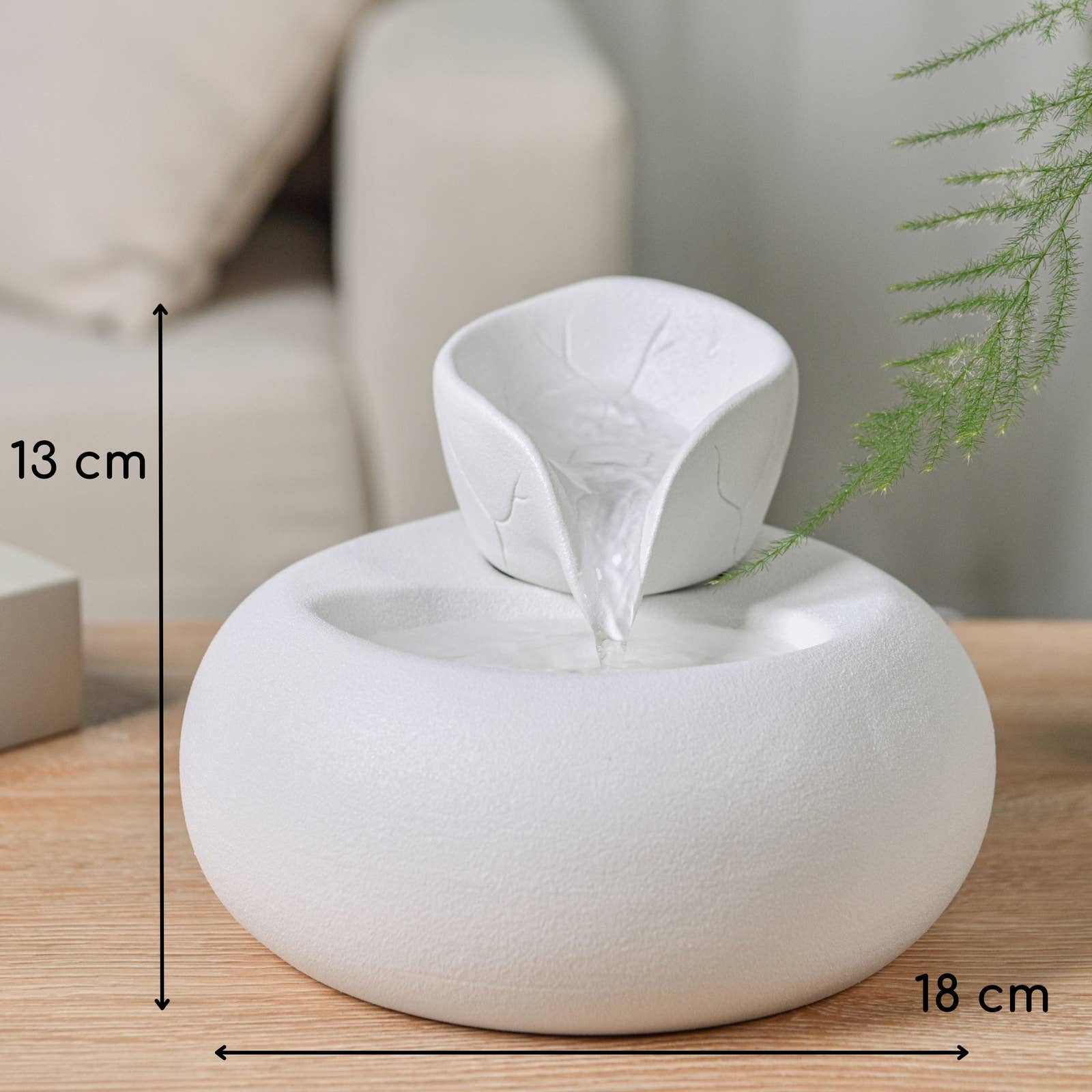 Zen'Arôme - Wholesale Pet Bowl - Cat/Dog - Toby Animal Fountain - Non-Toxic Glazed Ceramic3