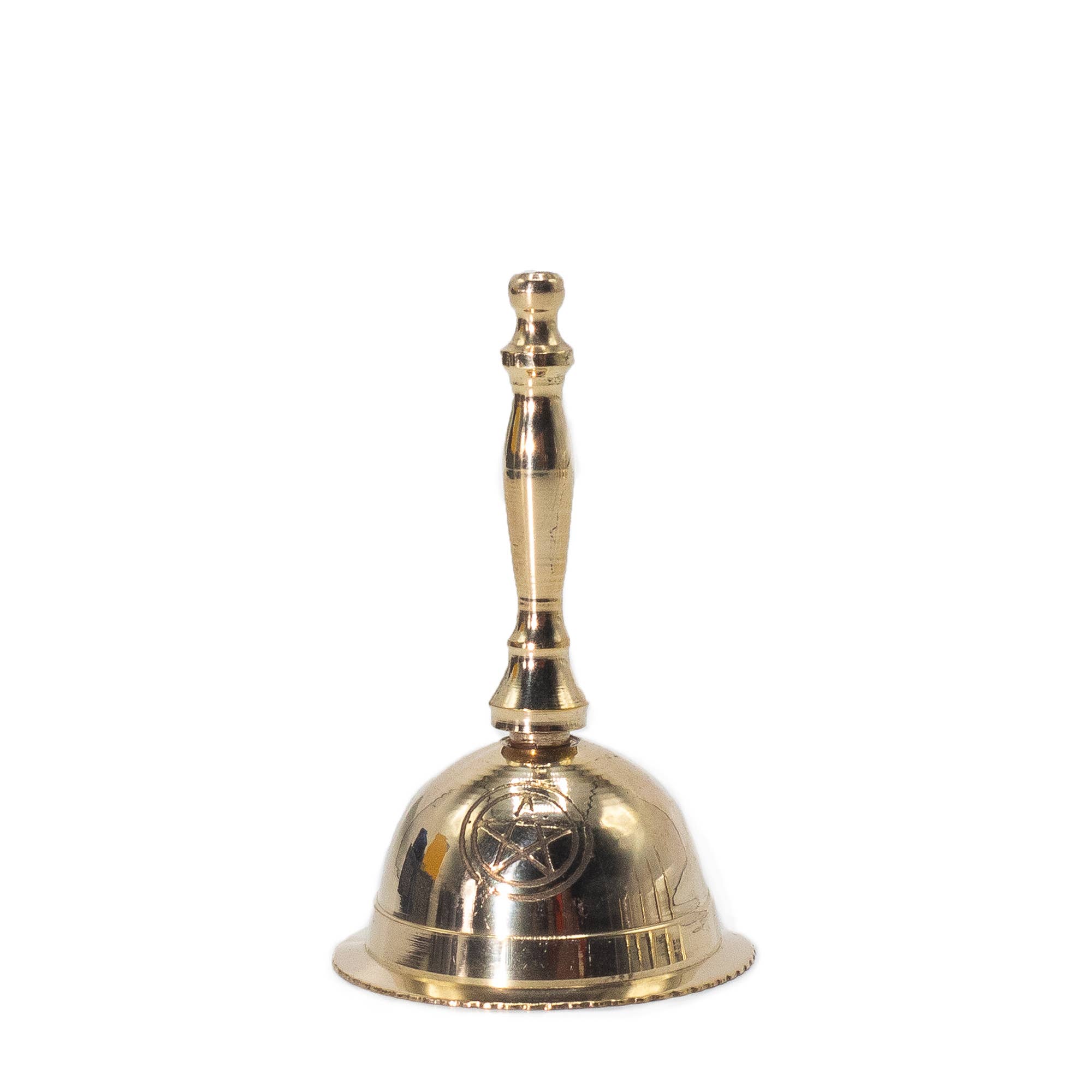 AW Artisan - Wholesale Bell - Small Brass Altar Bell - Penta Luna0