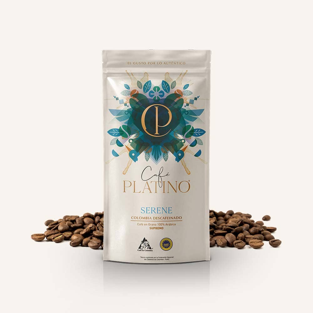 Café Platino - Wholesale Coffee Beans - Decaffeinated coffee from Colombia Supremo1