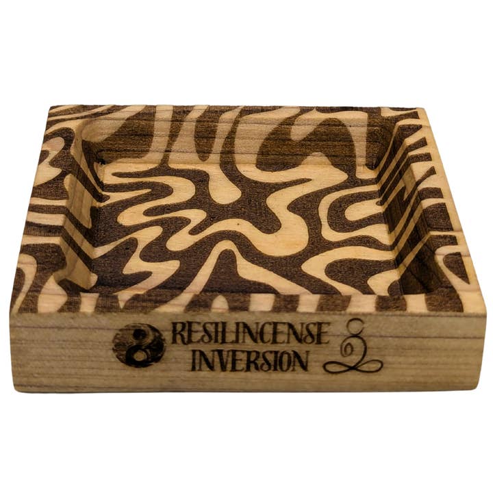 ResilScents WholeSale - Wholesale Incense holder - Inversion Ash Catcher – Crafted Wood & Brass Incense Stand9