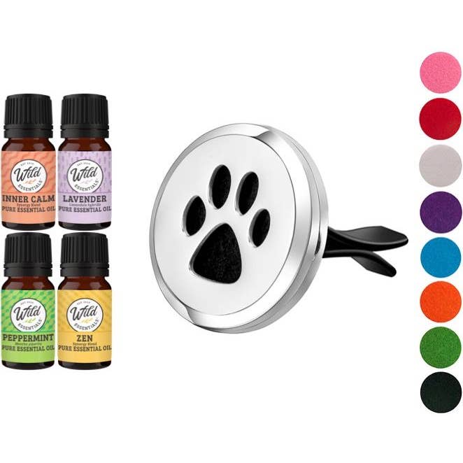 Difusor de ventilación de perro con 4 aceites esenciales para venta al por mayor de Wild Essentials
